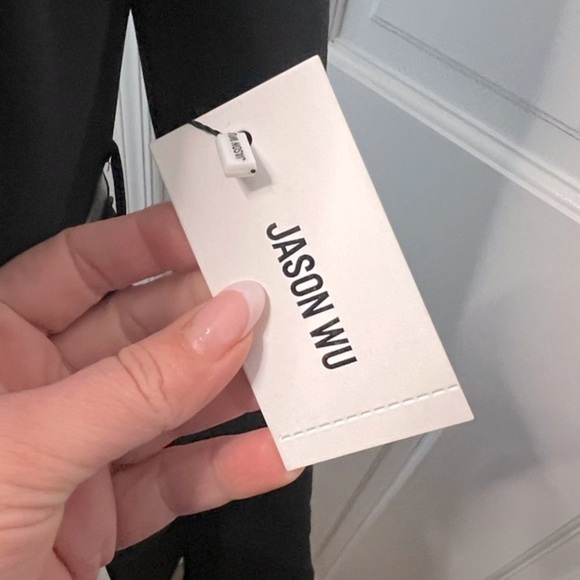 JASON WU • BELTED BLAZER • BLACK/WHITE • NWT - Picture 4 of 6